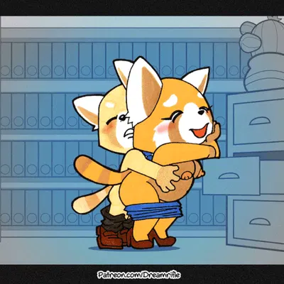 resasuke, retsuko (aggretsuko, sanrio) created by escopeto