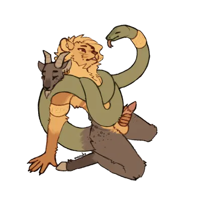 ava chimera (european mythology, greek mythology) created by menyka