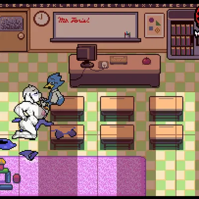 berdly, toriel (deltarune, undertale (series)) created by mayin