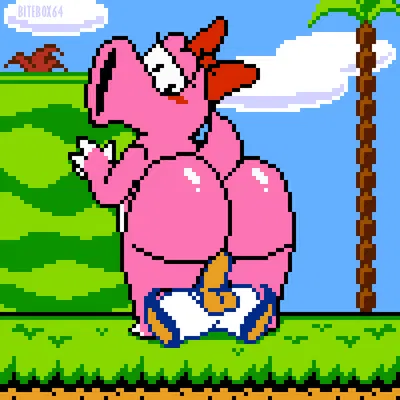 birdo (character) (mario bros, nintendo) created by bitebox64