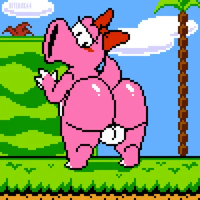 birdo (character) (mario bros, nintendo) created by bitebox64