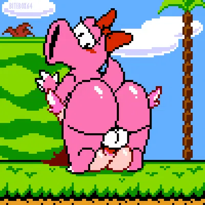 birdo (character), princess peach (mario bros, nintendo) created by bitebox64
