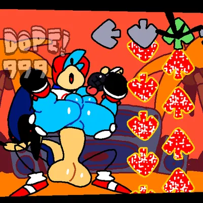 boyfriend (fnf), encore boyfriend (fnf mod), fan character (creepypasta, friday night funkin') created by superiorfox