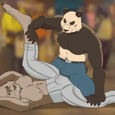 gouhin (beastars), riz (beastars) (beastars) created by bikomation