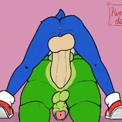 sonic the hedgehog, vector the crocodile (sega, sonic the hedgehog (series)) created by hermesdidit