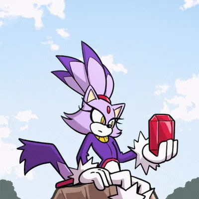 blaze the cat, silver the hedgehog (sega, sonic the hedgehog (series)) created by sachasketchy