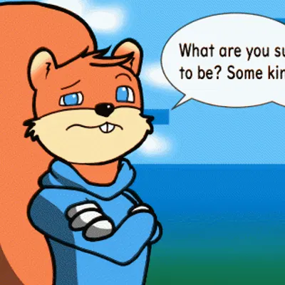 bowser, conker (bowser day, conker's bad fur day) created by afterhoursmocha