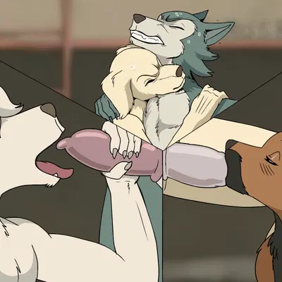 collot (beastars), jack (beastars), legoshi (beastars) (beastars, netflix) created by bikomation, third-party edit