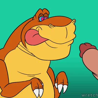 rex (we're back!) (universal studios, we're back! a dinosaur's story) created by wretchedpileofsecrets