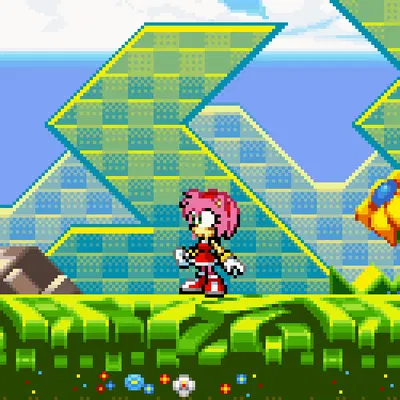 amy rose (sega, sonic the hedgehog (series)) created by sachasketchy