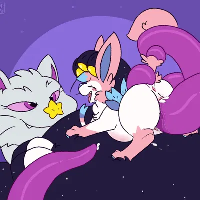 azalea (sylmin), consumstra (cresce zoroark) (nintendo, pokemon) created by pocketpaws