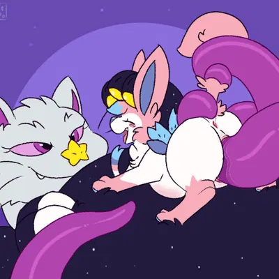 azalea (sylmin), consumstra (cresce zoroark) (nintendo, pokemon) created by pocketpaws