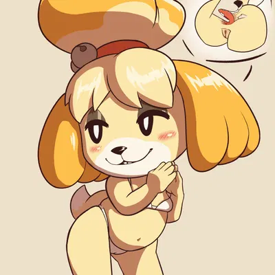 isabelle (animal crossing) (animal crossing, nintendo) created by renabu