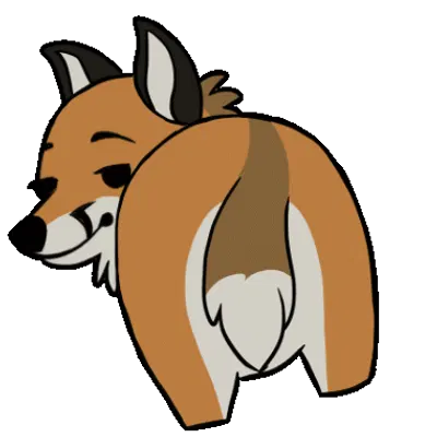 red fox (f3ral) (among us twerk) created by polarbearanimation