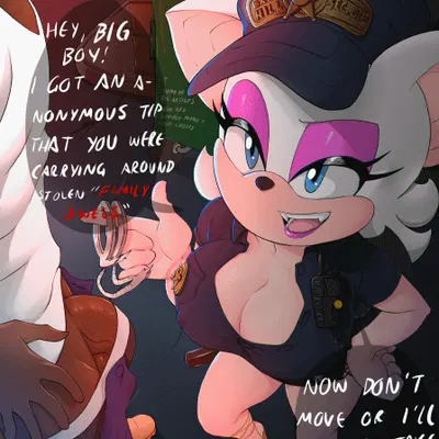 rouge the bat (sega, sonic the hedgehog (series)) created by kae'est