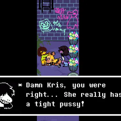 kris dreemurr, noelle holiday, susie (deltarune) (deltarune, undertale (series)) created by theevilfallenone