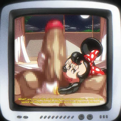 minnie mouse (disney, no nut november) created by angelauxes