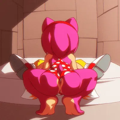 amy rose, miles prower (sega, sonic the hedgehog (series)) created by angelauxes