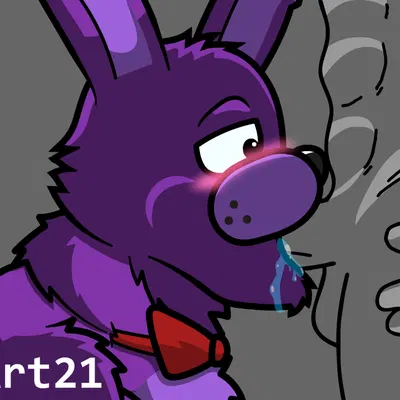 bonnie (fnaf) (five nights at freddy's, scottgames) created by edukart21