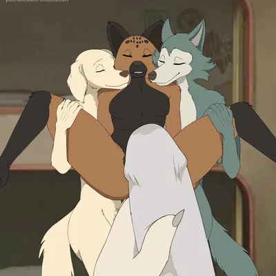 collot (beastars), jack (beastars), legoshi (beastars) (beastars, netflix) created by bikomation