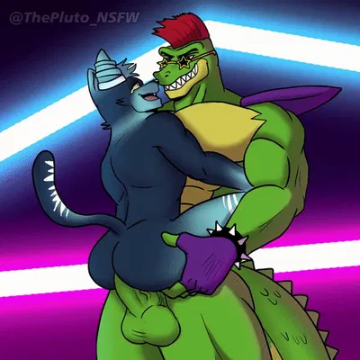 glitch (glitch308), montgomery gator (five nights at freddy's, five nights at freddy's: security breach) created by roidelcoco