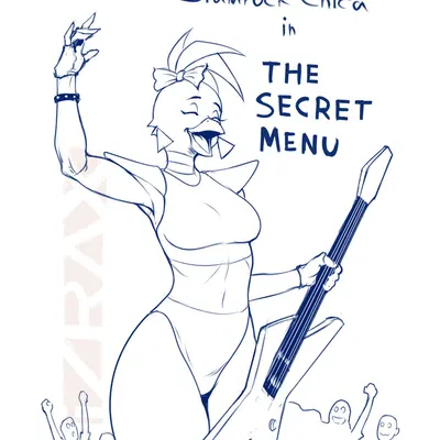 glamrock chica (five nights at freddy's, five nights at freddy's: security breach) created by izra