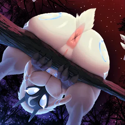 kindred (lol), lamb (lol) (league of legends, riot games) created by thousandfoldfeathers