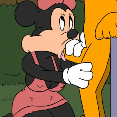 minnie mouse, pluto (disney) (disney) created by vylfgor