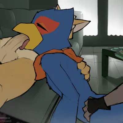 falco lombardi, fox mccloud, wolf o'donnell (nintendo, star fox) created by dacad