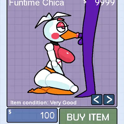 funtime chica (fnaf), william afton (fnaf) (five nights at freddy's, freddy fazbear's pizzeria simulator) created by crushtrap