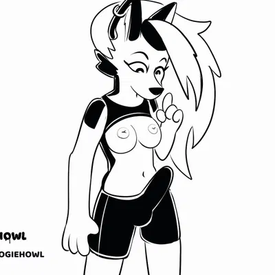 loona (helluva boss) (hellaverse, helluva boss) created by spoogiehowl