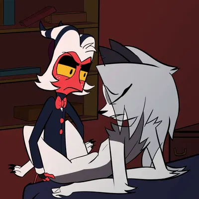 loona (helluva boss), moxxie (helluva boss) (hellaverse, helluva boss) created by zync