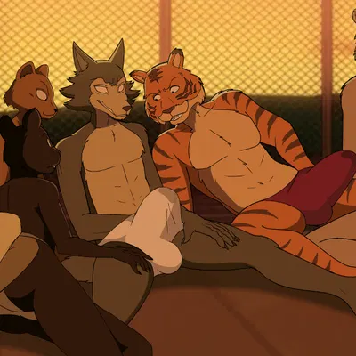 aoba (beastars), bill (beastars), kai (beastars) (beastars, netflix) created by bikomation