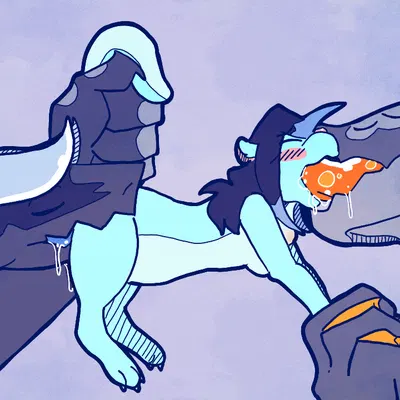 callisto (fisk cerris), fisk cerris, telesto (fisk cerris) (jewish mythology, mythology) created by nasty-pink