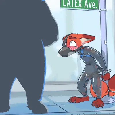 chief bogo, nick wilde (disney, zootopia) created by pastryglaze