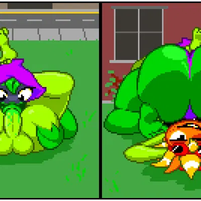 green shadow, solar flare (pvz) (electronic arts, plants vs. zombies) created by toilet man