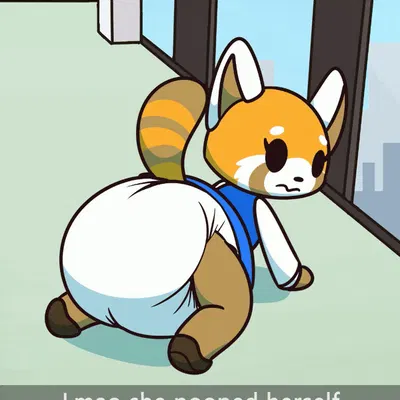 retsuko (aggretsuko, sanrio) created by dummydoodles