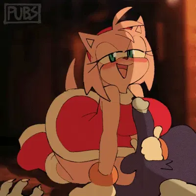 amy rose, sonic the hedgehog, sonic the werehog (sega, sonic the hedgehog (series)) created by pubs (artist)