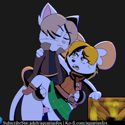 ashley graham, leon kennedy, moushley (capcom, resident evil) created by aquariusfox