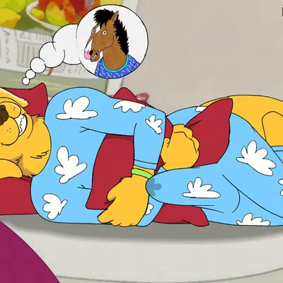 bojack horseman (character), mr. peanutbutter (bojack horseman, netflix) created by bikomation