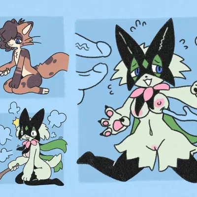 shai (shaimin) (nintendo, pokemon) created by popstick