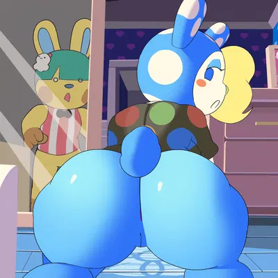 francine (animal crossing), toby (animal crossing) (animal crossing, nintendo) created by aerth