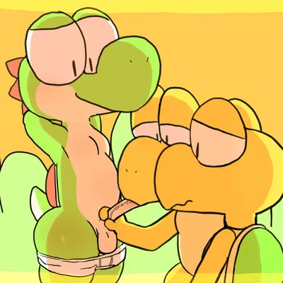 mario bros, nintendo created by watermelon (artist)