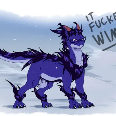 zafiro rosso (it fucken wimdy, mythology) created by zafiro rosso (artist)