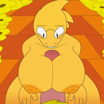 alphys, asgore dreemurr (undertale, undertale (series)) created by wolfbaloo