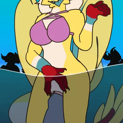 background character, lemon slushii (user8824) (mythology) created by papitos art