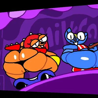 katy kat, lammy lamb (parappa the rapper, sony corporation) created by superiorfox