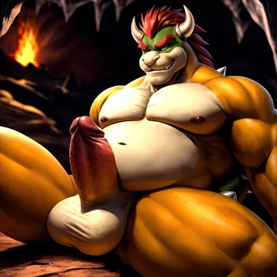 bowser (mario bros, nintendo) created by pup tobey