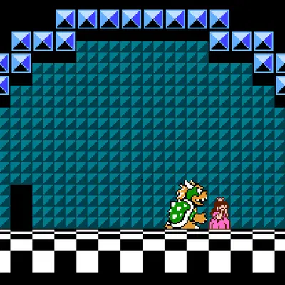 bowser, princess peach (mario bros, nintendo) created by nibbler2345