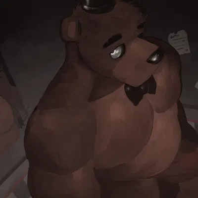 freddy (fnaf) (five nights at freddy's, scottgames) created by fanofthefurr